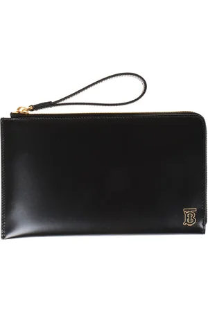 Burberry Accessoires, Heren, Zwart, ONE Size, Leer, Nolan Wallet