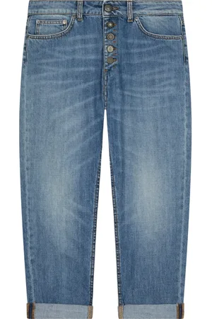 Dondup Jeans, Dames, Blauw, W26, Katoen, Blauwe Juweel Broek