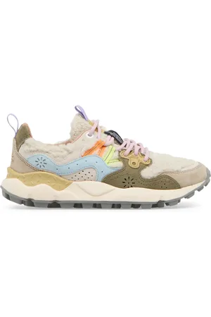 Flower Mountain Schoenen, Dames, Veelkleurig, 39 EU, Suède, Sneakers voor Outdoor Avonturen