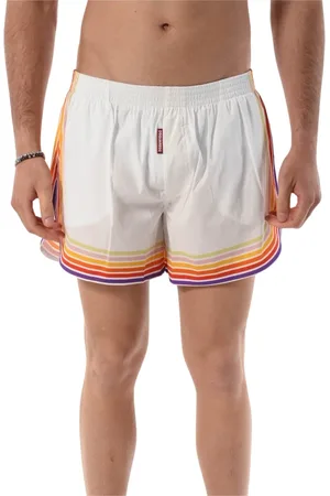 Dsquared2 Badkleding, Heren, Veelkleurig, XL, Polyester, Boxershorts met regenboogprint