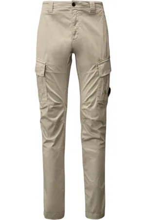 C.P. Company Broeken, Heren, , L, Satijn, Blue Fox Cargo Broek - Satin Stretch