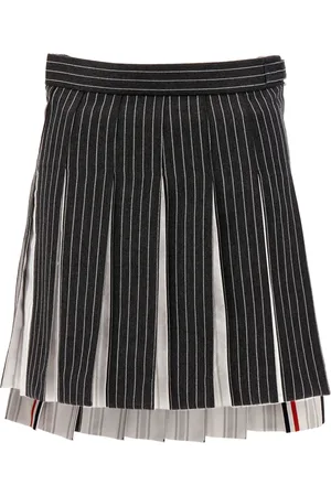 Thom Browne Rokken, Dames, Zwart, S, Gonne Korte Rok