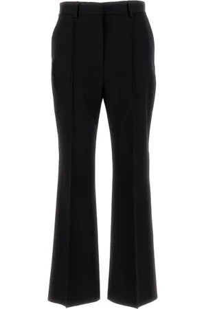 Lanvin Broeken, Dames, Zwart, S, Wijde broek