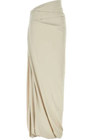 Entire Studios Rokken, Dames, , L, Nylon, Gestructureerde Zandkleurige Nylon Rok