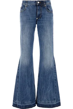 Stella McCartney Jeans, Dames, Blauw, W25, Katoen, Flared Jeans