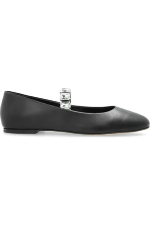 Casadei Schoenen, Dames, Zwart, 36 EU, Leer, Leren Ballerina`s