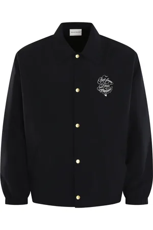 Drôle de Monsieur Jassen, Heren, Blauw, XL, Katoen, Vignes Slogan Jacket