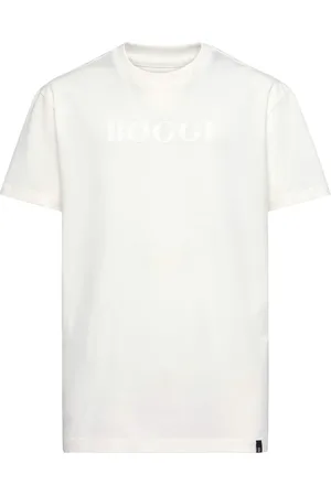 Boggi Milano Tops, Heren, Wit, S, Katoen, Cotton Jersey T-Shirt