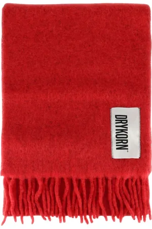 Drykorn Accessoires, Dames, Rood, ONE Size, Kasay Sjaal