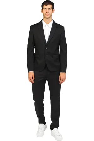 Manuel Ritz Pakken, Heren, Zwart, L, Herenpak jas en broek set