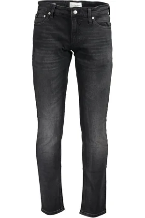 Calvin Klein Jeans, Heren, Zwart, W32 L32, Denim, Zwarte denim jeans