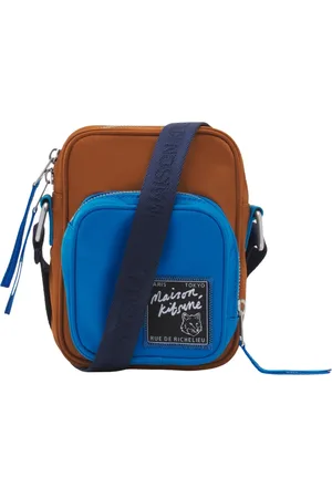 Maison Kitsuné Tassen, Heren, Veelkleurig, ONE Size, Polyester, Crossbody Pouch