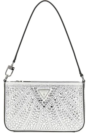 Guess Tassen, Dames, Grijs, ONE Size, Leer, Beauvoir Handtas