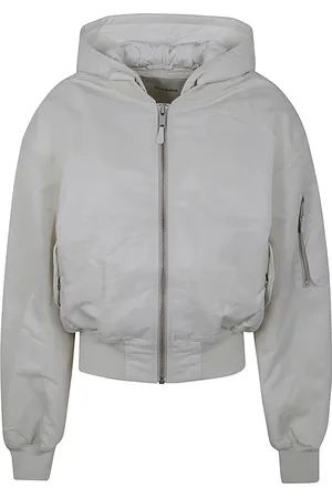Entire Studios Jassen, Dames, , M, Polyester, Stijlvolle Bomberjack met Capuchon