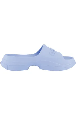 Ganni Schoenen, Dames, Blauw, 38 EU, Lichtgewicht Zwembad Slide