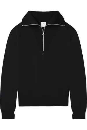 Courrèges Truien, Dames, Zwart, M, Zwarte coltrui