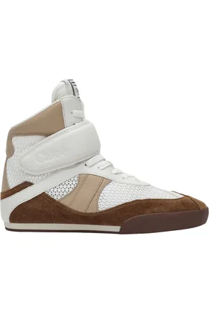 Chloé Schoenen, Dames, Bruin, 39 EU, Leer, Low-top sneaker
