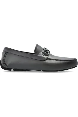 Salvatore Ferragamo Schoenen, Heren, Grijs, 39 EU, Leer, Parigi New Loafers
