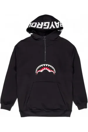 Sprayground Sweatshirts & Hoodies, Heren, Zwart, L, Katoen, Stijlvolle Hoodie