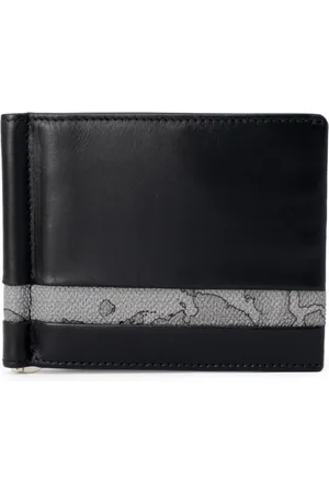 ALVIERO MARTINI 1A CLASSE Accessoires, Heren, Grijs, ONE Size, Katoen, Heren Portemonnee - Herfst/Winter Collectie