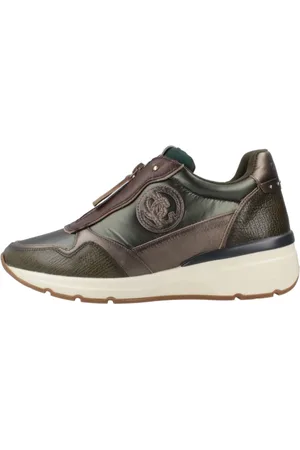 Carmela Schoenen, Dames, Groen, 38 EU, Casual Sneakers voor Mannen en Vrouwen