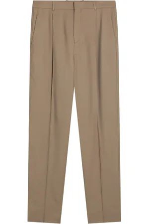 Saint Laurent Broeken, Heren, Bruin, L, Regular Fit Broek