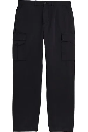 Lyle & Scott Broeken, Heren, Zwart, W32 L30, Katoen, Cargo Pocket Broek