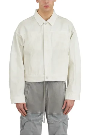 Entire Studios Jassen, Heren, Wit, L, Denim, Denim Gem Bone Jacket