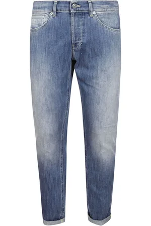 Dondup Jeans, Heren, Blauw, W31, Katoen, George Five Pocket Skinny Fit Jeans