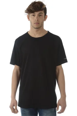 D.A. Daniele Alessandrini Tops, Heren, Zwart, S, Katoen, Reis Sweatshirt