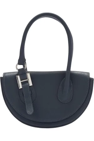 Silvian Heach Tassen, Dames, Blauw, ONE Size, Leer, Hard Handle Bag - New Martina