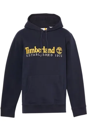 Timberland Sweatshirts & Hoodies, Heren, Blauw, S, Katoen, Hoodie
