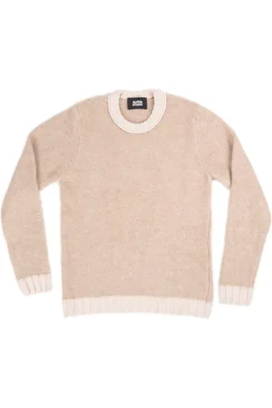 ALPHA STUDIO Truien, Heren, , L, Wol, Alpaca wol ronde hals trui