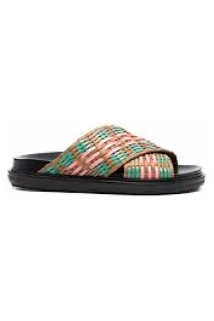 Marni Schoenen, Dames, Veelkleurig, 40 EU, Stijlvolle Slider