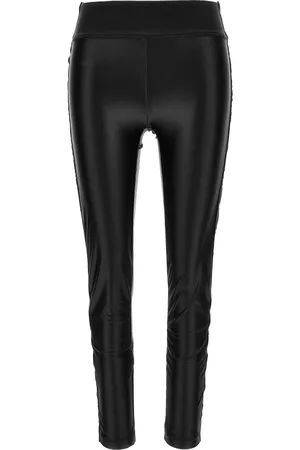 VERSACE Broeken, Dames, Zwart, L, Broek Zwart