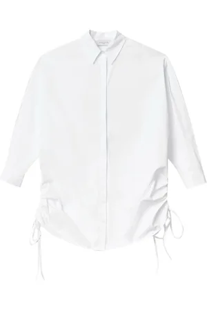 GAËLLE Blouses & Shirts, Dames, Wit, S, Witte Kimono Mouw Shirt