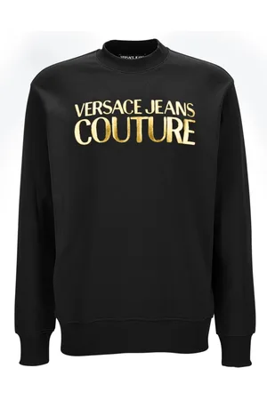 VERSACE Sweatshirts & Hoodies, Heren, Zwart, XS, Truien Zwart