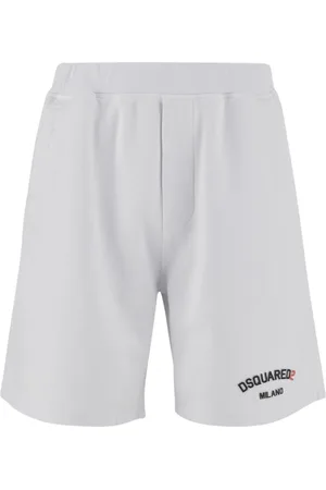 Dsquared2 Korte broeken, Heren, Wit, M, Katoen, Stijlvolle Broeken