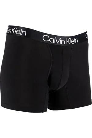 Calvin Klein Ondergoed, Heren, Zwart, XL, Katoen, Boxer Brief 3-Pack Modern Structure