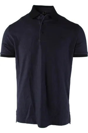 Etro Tops, Heren, Blauw, L, Katoen, Blauw poloshirt