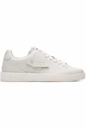 Clarks Schoenen, Dames, Wit, 39 1/2 EU, Leer, Tormatch Sneakers
