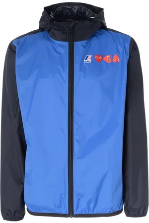 Comme des Garçons Jassen, Heren, Blauw, S, Nylon, Windbreaker Jacket