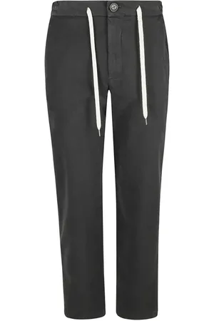ELEVENTY Broeken, Dames, Grijs, M, Katoen, Katoen Elastan Broek