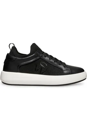 Stuart Weitzman Schoenen, Dames, Zwart, 37 EU, Leer, Fashion Flatform Sneaker