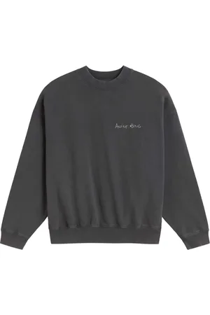ANINE BING Sweatshirts & Hoodies, Dames, Zwart, S, Katoen, Tekst Sweater Urban Stijl Zwart