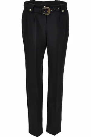 VERSACE Broeken, Dames, Zwart, S, Broek Zwart