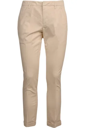Dondup Broeken, Heren, Wit, W32, Katoen, Gaubert Model