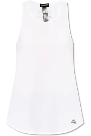Dsquared2 Tops, Dames, Wit, L, Sleeveless Top