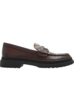 Coach Schoenen, Heren, Bruin, 42 1/2 EU, Leer, Loafers