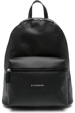 John Richmond Tassen, Heren, Zwart, ONE Size, Zwarte Bucket Bag & Rugzak